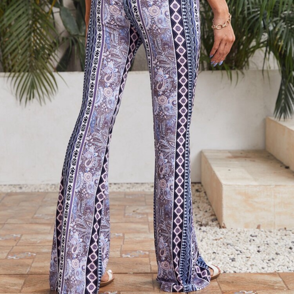 soft and stretchy flare pants